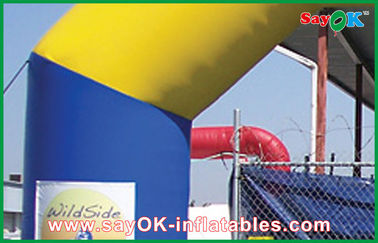 PVC vật liệu bền Inflatable Arch / Inflatable kết thúc dòng