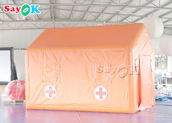 Lều bệnh viện dã chiến Bạt PVC khẩn cấp Lều y tế bơm hơi không thấm nước