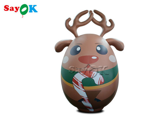 10ft Trang trí Giáng sinh ngoài trời Không khí bơm hơi Elk Wapiti Deer Mascot Hoạt hình