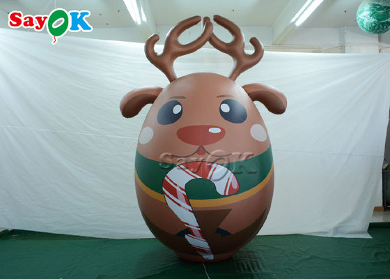 10ft Trang trí Giáng sinh ngoài trời Không khí bơm hơi Elk Wapiti Deer Mascot Hoạt hình