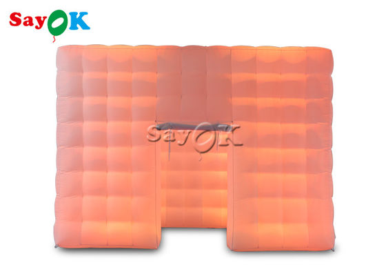 Lều bơm theo yêu cầu Big Portable Outdoor Event Lều cube bơm với đèn LED