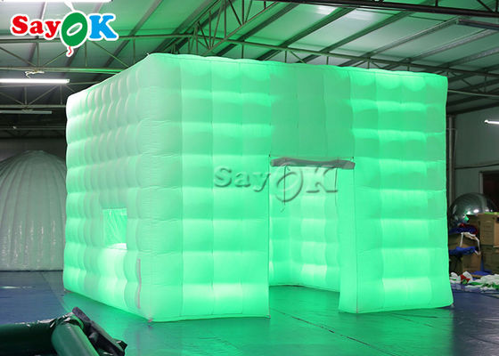 Lều bơm theo yêu cầu Big Portable Outdoor Event Lều cube bơm với đèn LED