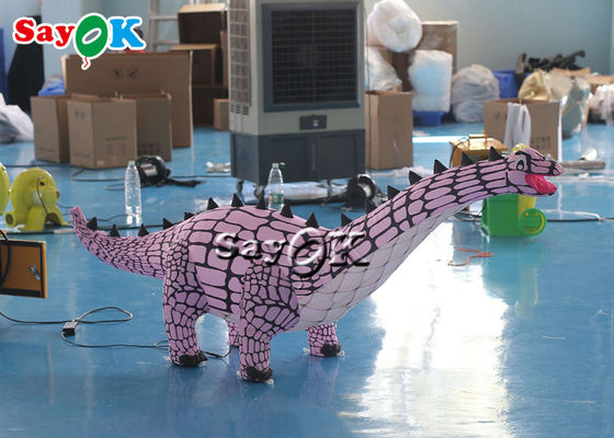 Nhân vật quảng cáo bơm lên 1m / 3.3ft cao kích thước thực tế Ankylosaurus Dinosaur bơm lên với máy bơm cho trang trí sân