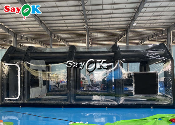 Lều bơm thông minh 8x4x3mH Đen Lều bơm không khí di động không khí ngăn bơm xe