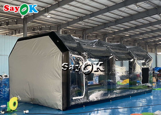 Lều bơm thông minh 8x4x3mH Đen Lều bơm không khí di động không khí ngăn bơm xe