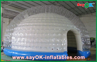 0.45mm bạt PVC inflatable lều đám cưới / tùy chỉnh lều bơm hơi