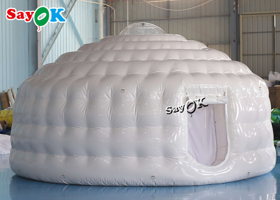 Lều lều Igloo có thể bơm 4.6m 15ft không khí bên ngoài Lều tiệc bên ngoài