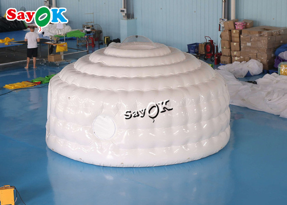 Lều lều Igloo có thể bơm 4.6m 15ft không khí bên ngoài Lều tiệc bên ngoài