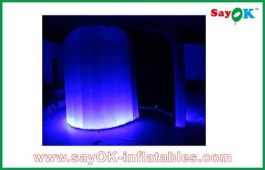 Photo Booth Đạo cụ đám cưới Mái vòm đầy màu sắc Led Light Sản phẩm bơm hơi tùy chỉnh cho quảng cáo