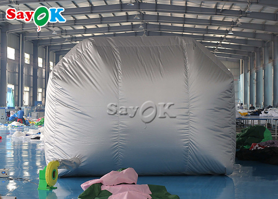 Lều bơm ngoài trời Xám kín không khí Lều bơm không khí Blow Up Spray Booth Sơn xe