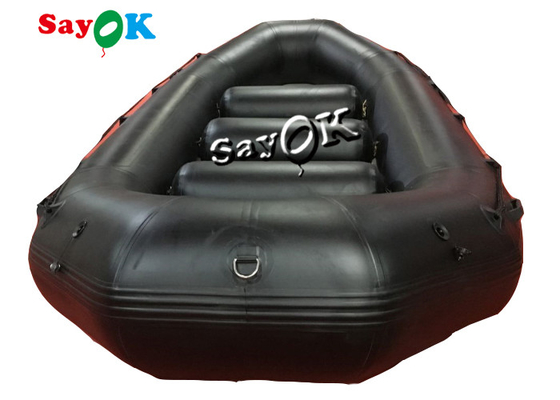 Thuyền bơm hơi SGS PVC 4,85m Thuyền bè cao su thể thao dưới nước nhỏ màu đen