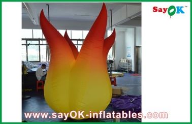 Đỏ / vàng Inflatable cháy Inflatable Ligthting cháy cho quảng cáo
