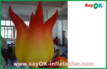 Đỏ / vàng Inflatable cháy Inflatable Ligthting cháy cho quảng cáo