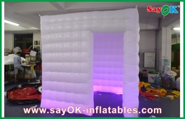 Vải Oxford Inflatable Tuỳ Inflatable Sản phẩm, White Wedding Mobile Quảng trường Photo Booth