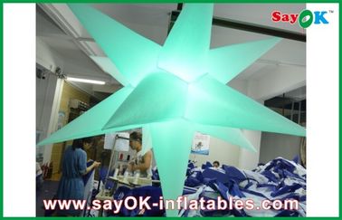 Màu tím treo Nylon vải dẫn chiếu sáng trang trí hoa Inflatable