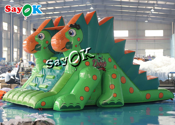 Commercial Inflatable Bouncy Slides Toddler Pvc Inflatable Dinosaur Dry Slide Cho Công viên giải trí ngoài trời