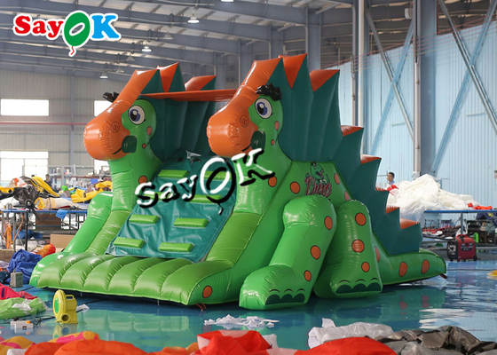 Commercial Inflatable Bouncy Slides Toddler Pvc Inflatable Dinosaur Dry Slide Cho Công viên giải trí ngoài trời