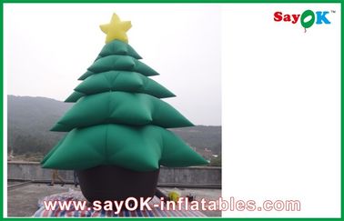 Màu xanh lá cây inflatable christmas cây inflatable kỳ nghỉ trang trí