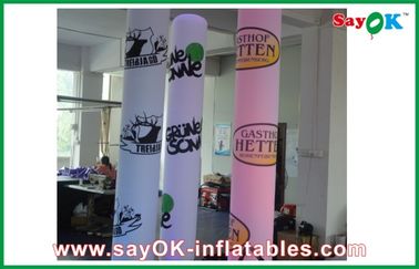 2m bên quảng cáo inflatable dẫn cột trụ cột inflatable trang trí ánh sáng