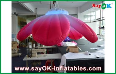 1.5m màu hồng treo inflatable dẫn hoa inflatable chiếu sáng cho bên