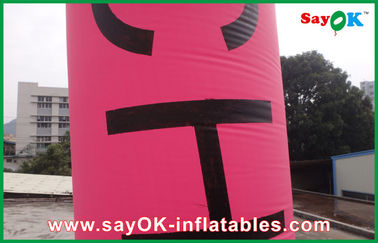 Red Inflatable Clown Dancer Chân đôi Sky / Air Dancer Với Logo In