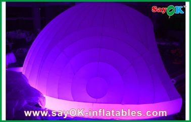 Độ bền xé cao Lều khí bơm hơi LED cho bữa tiệc / mũ bảo hiểm triển lãm Hộp đêm bên Lều bơm hơi