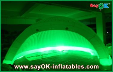 Độ bền xé cao Lều khí bơm hơi LED cho bữa tiệc / mũ bảo hiểm triển lãm Hộp đêm bên Lều bơm hơi