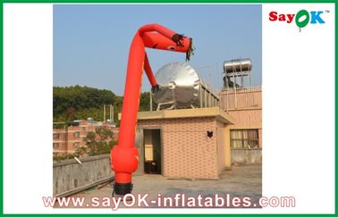 Sky Dancer Inflatable Red Rip-Stop Nylon Quảng cáo bền bỉ Inflatable Air Dancer / Sky