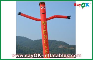 Sky Dancer Inflatable Red Rip-Stop Nylon Quảng cáo bền bỉ Inflatable Air Dancer / Sky