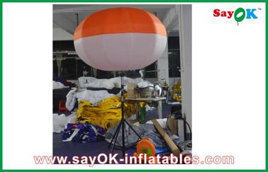 2 m Nylon Vải Inflatable Led Tripod Bóng, quảng cáo LED Inflatable Chiếu Sáng Trang Trí