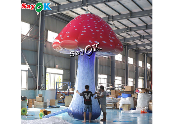 5m 16,5ft In đầy đủ Nấm bơm hơi màu với máy thổi khí
