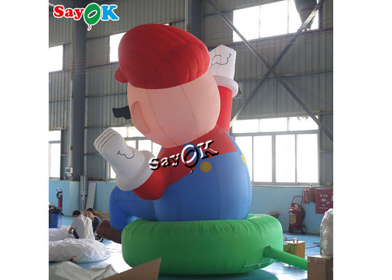 Blow Up Nhân vật phim hoạt hình 4m 13ft khổng lồ Oxford Super Mario bơm cho trang trí lễ hội