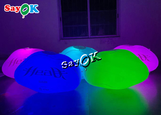 Quảng cáo 60cm Treo đèn Led kín gió Đám mây bơm hơi với in logo