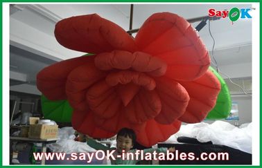 Wedding Inflatable chiếu sáng trang trí / Red Inflatable hoa chiếu sáng