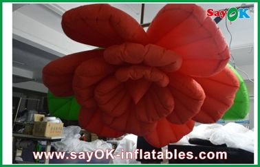 Wedding Inflatable chiếu sáng trang trí / Red Inflatable hoa chiếu sáng