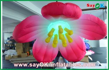 1.5 m Đường Kính Inflatable Chiếu Sáng Trang Trí Hoa / Hoa Inflatable Chiếu Sáng