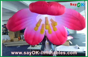 1.5 m Đường Kính Inflatable Chiếu Sáng Trang Trí Hoa / Hoa Inflatable Chiếu Sáng