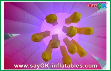 1.5 m Đường Kính Inflatable Chiếu Sáng Trang Trí Hoa / Hoa Inflatable Chiếu Sáng