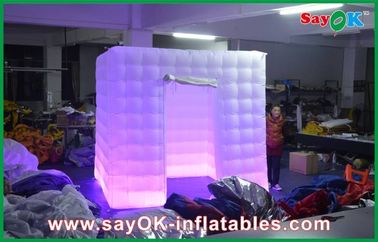 Giá xuất xưởng Led 360 Photo Booth Bao vây Inflatable Backdrop Inflatable Photo Booth