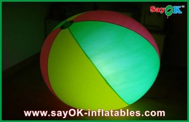 2m tổ chức sự kiện đường kính bóng inflatable chiếu sáng trang trí với ánh sáng dẫn