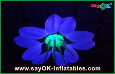 Đảng 2 m Dia Inflatable chiếu sáng trang trí hoa Shape Durable