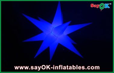 Đảng Sao Inflatable Trang Trí Chiếu Sáng Trang Trí / Nylon Vải Inflatable Led Light