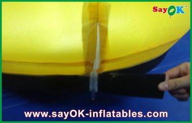 Polyester màu vàng Inflatable Wine Bottle / thương mại cấp inflatables