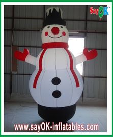 Huge Giáng Sinh Snowman Inflatable Trang Trí Ngày Lễ Oxford Vải