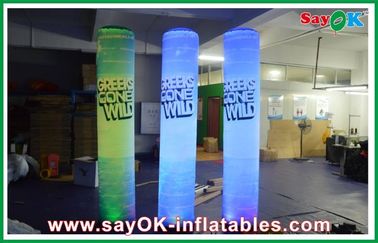 190T nylon vải inflatable trụ cột bền 2m với dẫn chiếu sáng