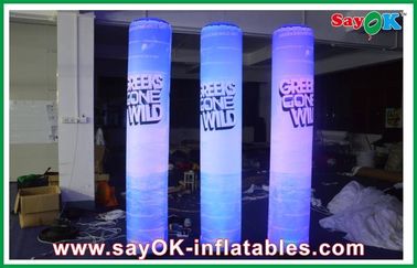 190T nylon vải inflatable trụ cột bền 2m với dẫn chiếu sáng