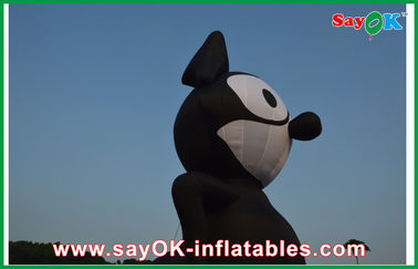 Động vật bơm Oxford vải PVC bơm mèo đen cho sự kiện / công viên giải trí