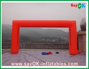 Balloon Arch Frame PVC / Oxford Vải Inflatable Arch, Logo Inflatable Square Finishing Arch