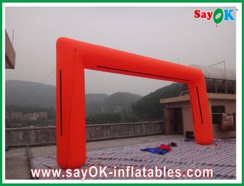 Balloon Arch Frame PVC / Oxford Vải Inflatable Arch, Logo Inflatable Square Finishing Arch