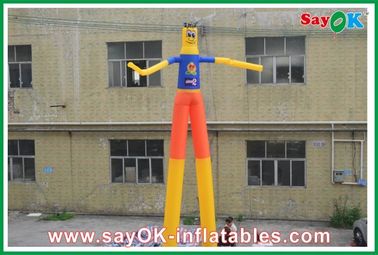 Bơm hơi Air Man Rip-Stop Vải nylon Inflatable Air Dancer Chiều cao chống gió 2M - 8M